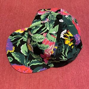 NWT Tropical floral adjustable hat